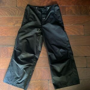 Black cargo pants